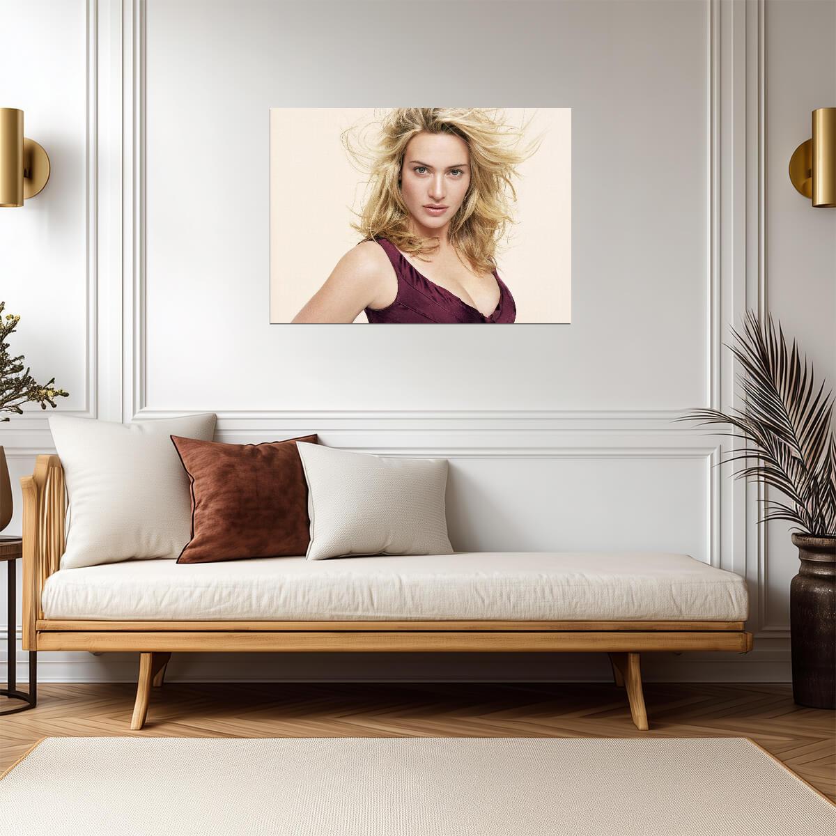 Kate Winslet Wall Art | British Actress Poster - Celebrities Poster