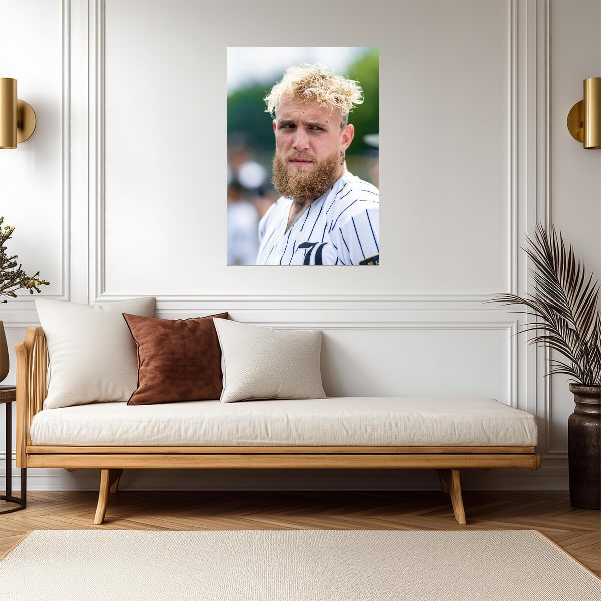 Jake Paul The Problem Child | Boxing Portrait Poster | Combat Sports Wall Art - Sports Poster