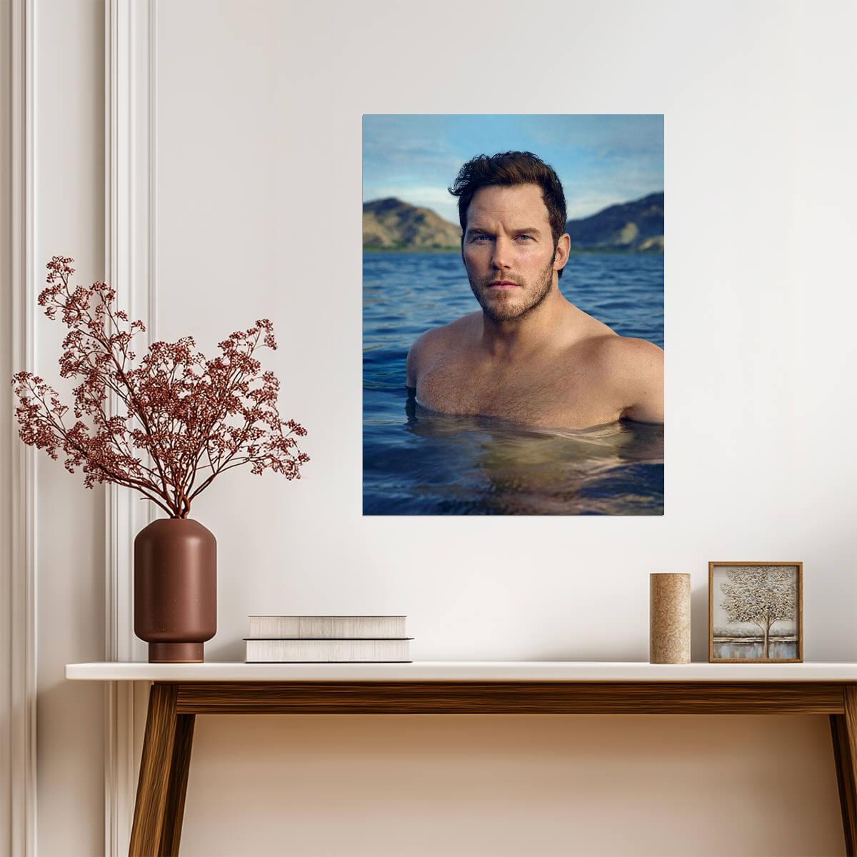 Chris Pratt | Leading Man Art | Film Fan Gift Poster - Celebrities Poster
