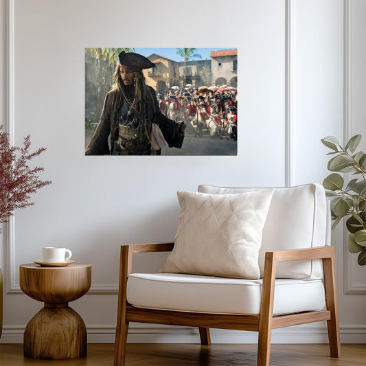 Pirates of the Caribbean Johnny Depp as Captain Jack Sparrow | Adventure Movie Poster | Film Fan Gift - Movies & TV Poster