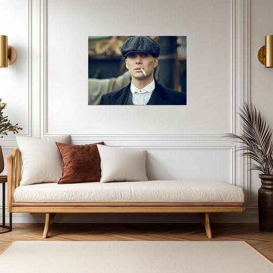 Peaky Blinders TV Show Poster | Cillian Murphy as Thomas Shelby | British Crime Drama Art - Movies & TV Poster