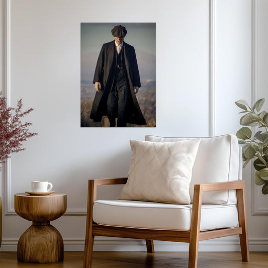 Thomas Shelby Peaky Blinders | Cillian Murphy TV Show Poster | British Crime Drama Art - Movies & TV Poster
