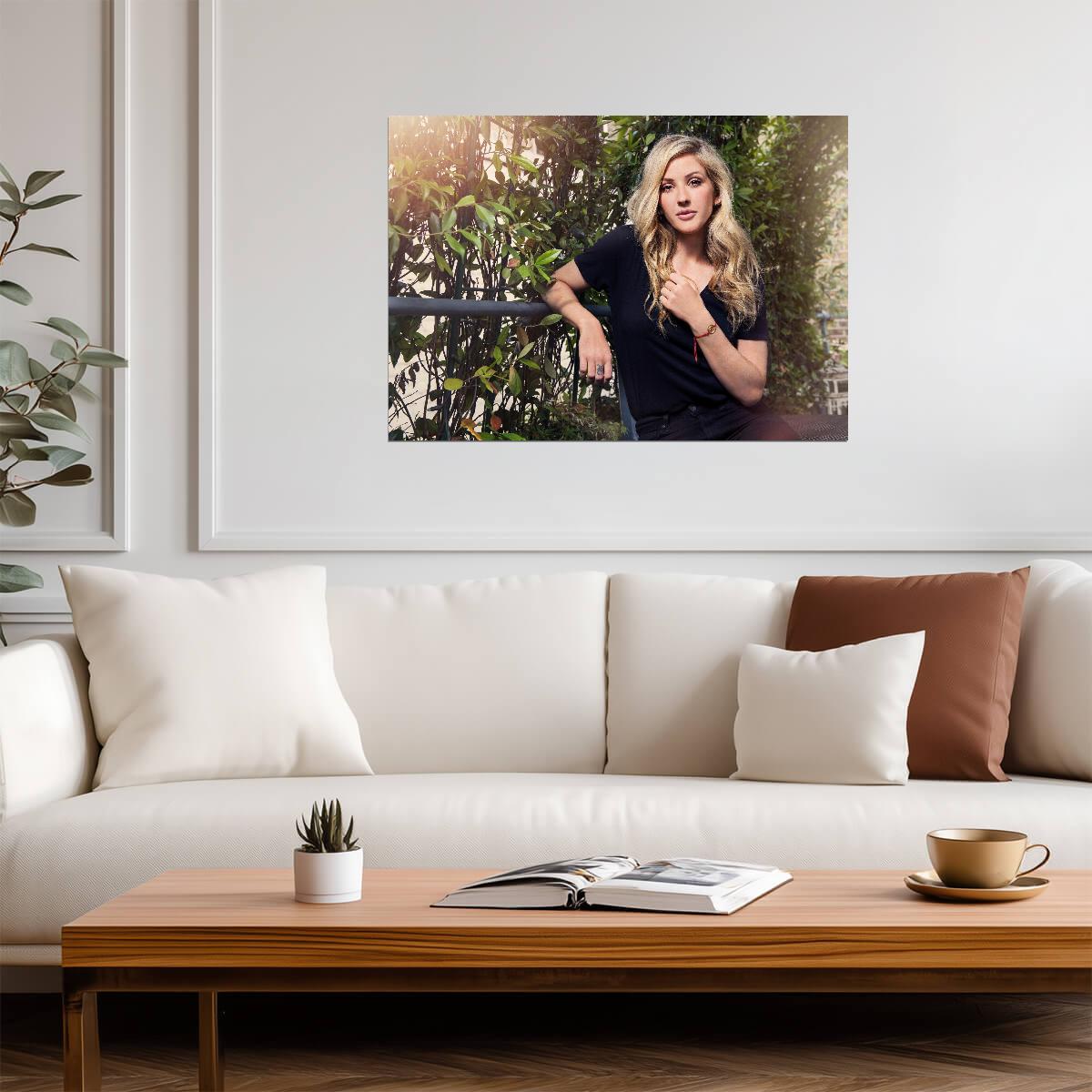 Ellie Goulding | Warm Tone Art | Wall Decor Poster - Music Poster