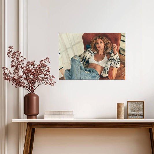 Jennifer Lopez | Multicolor Art | Actress Poster - Music Poster