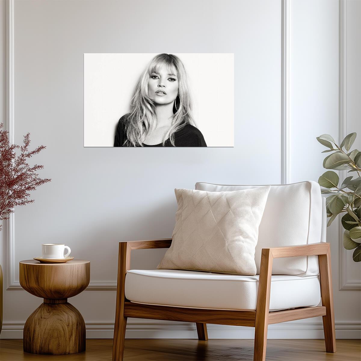 Kate Moss Print | Supermodel Poster - Celebrities Poster