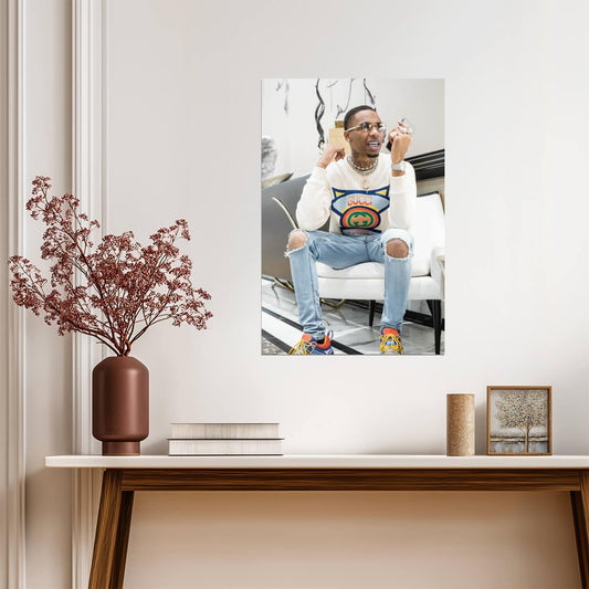 Key Glock Poster | Rapper Wall Art - Music Poster
