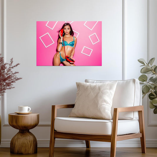 Emily Willis | Vibrant Art Print | Sexy Model Poster - Celebrities Poster