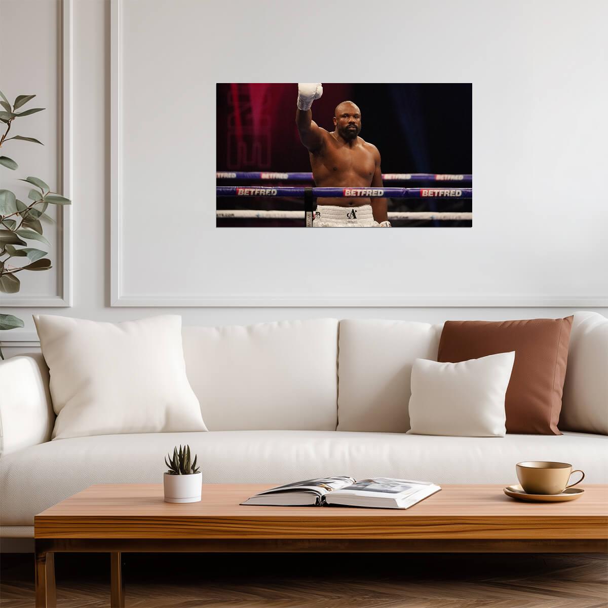 Derek Chisora British Heavyweight | Boxing Poster | Combat Sports Legend Print - Sports Poster