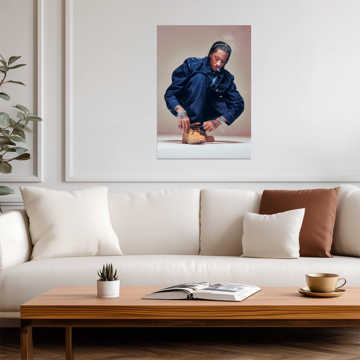 Digga D | Famous Rapper | Modern Music Poster - Music Poster