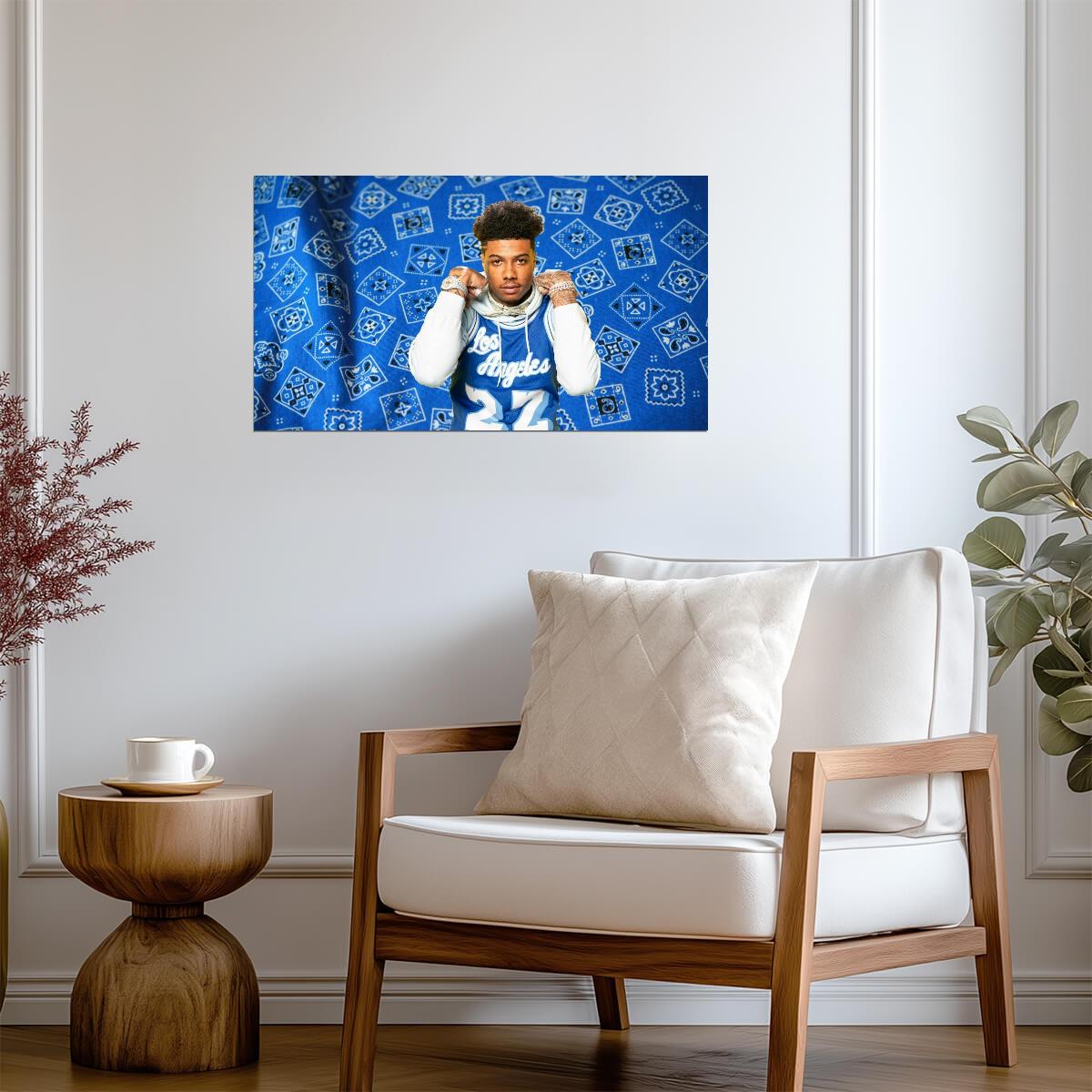 Blueface | West Coast Rapper Poster | Hip Hop Art - Music Poster