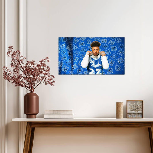 Blueface | West Coast Rapper Poster | Hip Hop Art - Music Poster