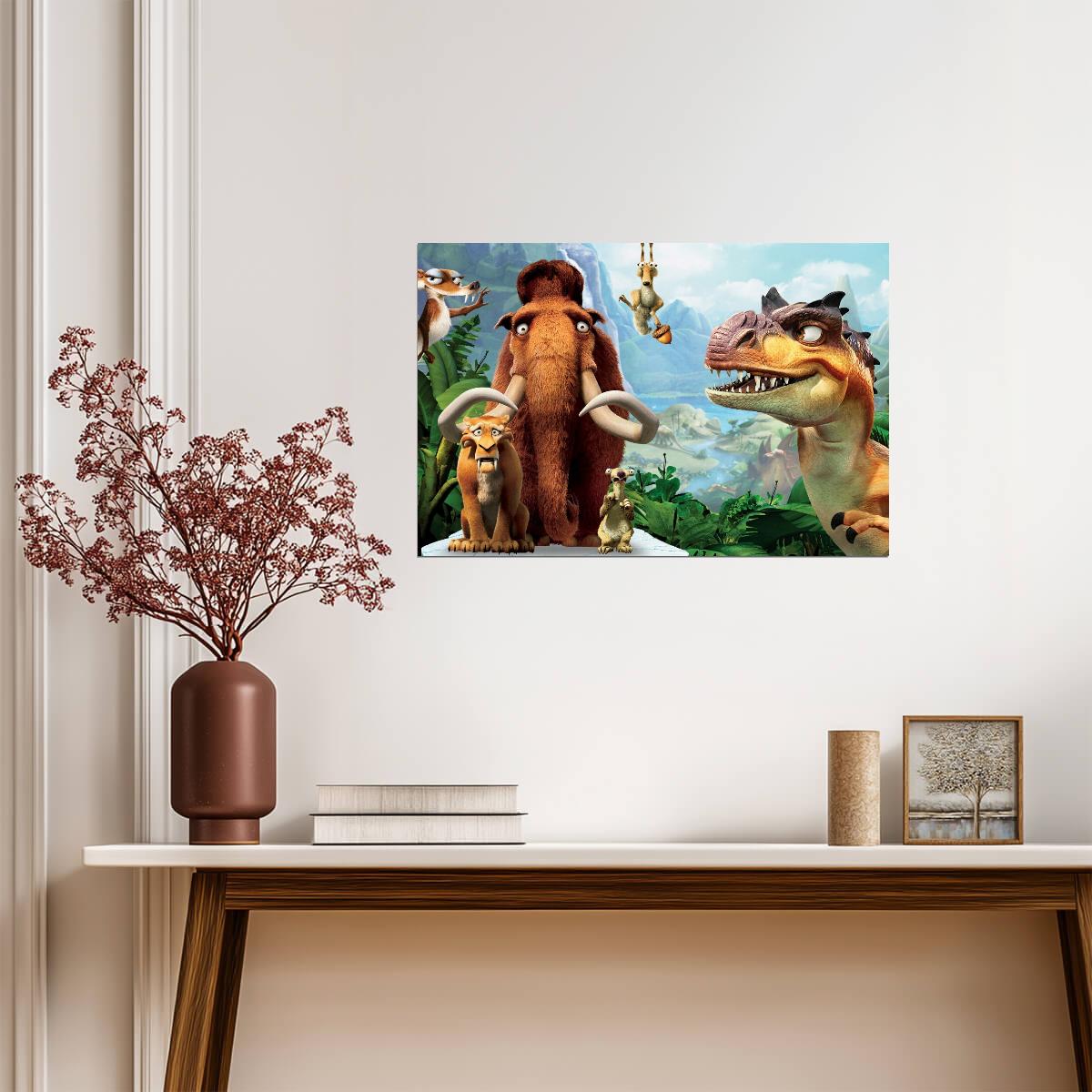 Ice Age | Funny Cartoon Art | Cinema Poster - Movies & TV Poster