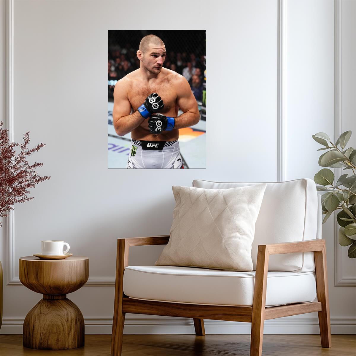 Sean Strickland UFC 30th Anniversary | MMA Fighter Poster | Combat Sports Wall Art - Sports Poster