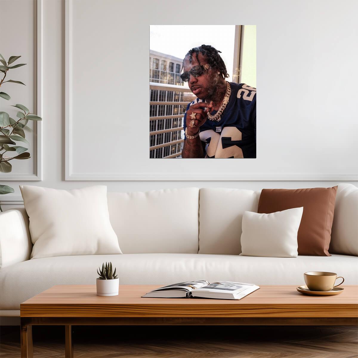 EST Gee | Rapper Portrait | Hip Hop Poster - Music Poster