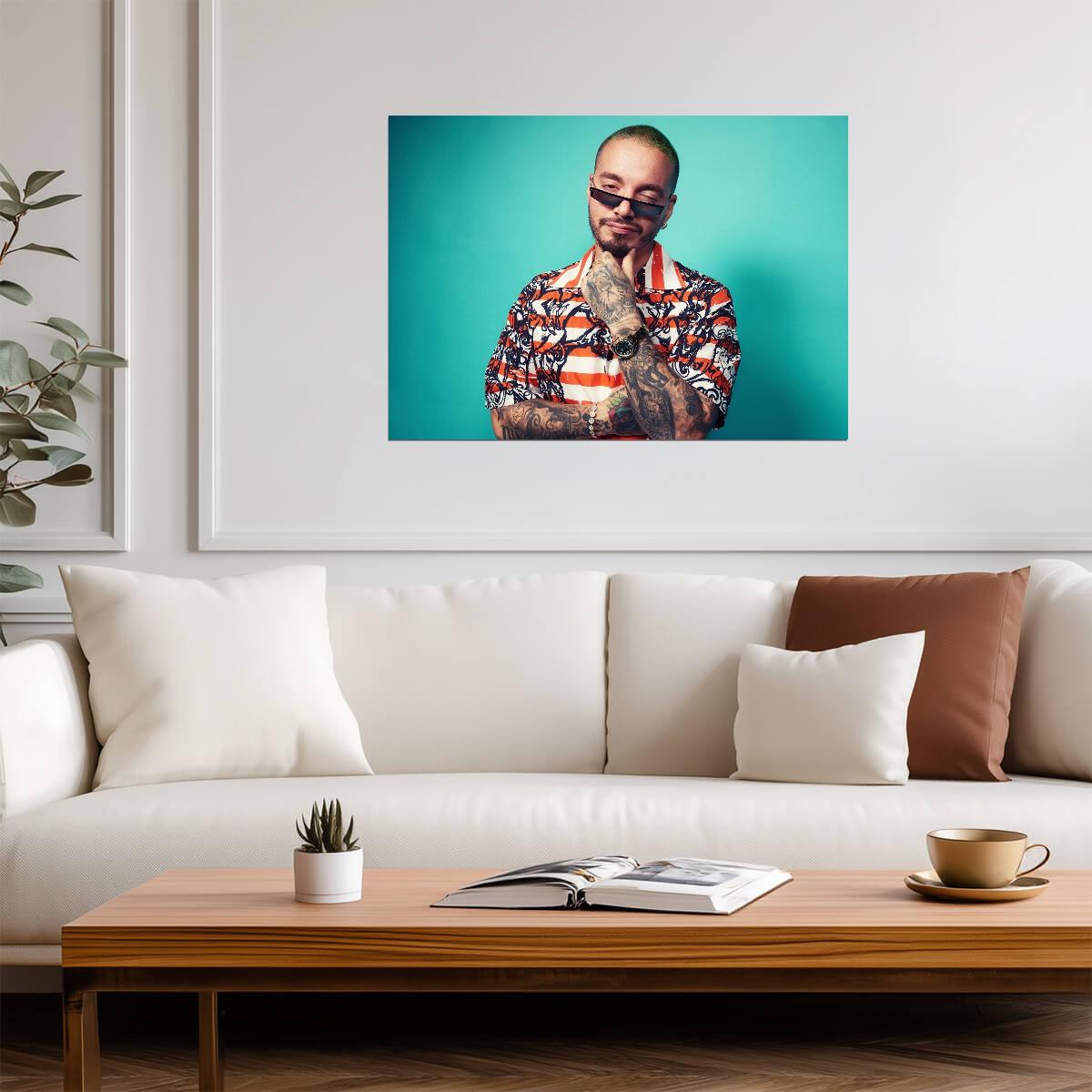 J Balvin | Reggaeton Artist | Music Poster - Music Poster