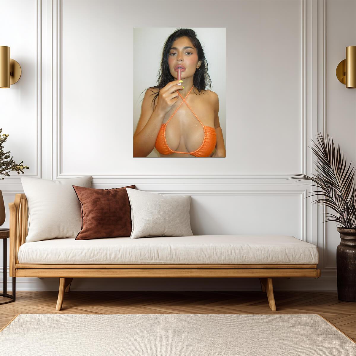 Kylie Jenner Poster | Sexy Model Art Print - Celebrities Poster