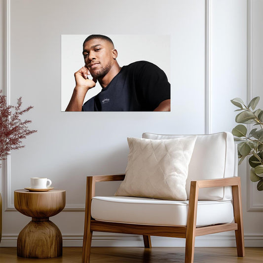 Anthony Joshua | Heavyweight Boxing Poster | Sports Legend Portrait - Sports Poster