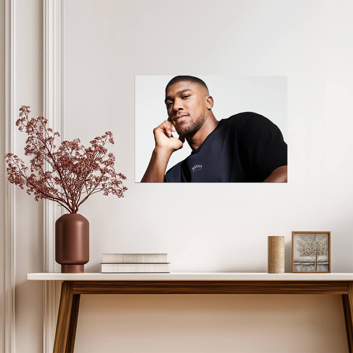 Anthony Joshua | Heavyweight Boxing Poster | Sports Legend Portrait - Sports Poster