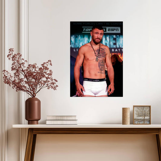 Vasiliy Lomachenko World Champion | Boxing Poster | Weigh-In Photography - Sports Poster