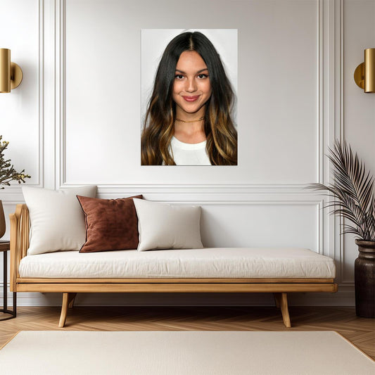 Olivia Rodrigo Smiling Close-Up | Modern Pop Star Poster | Celebrity Wall Art - Music Poster
