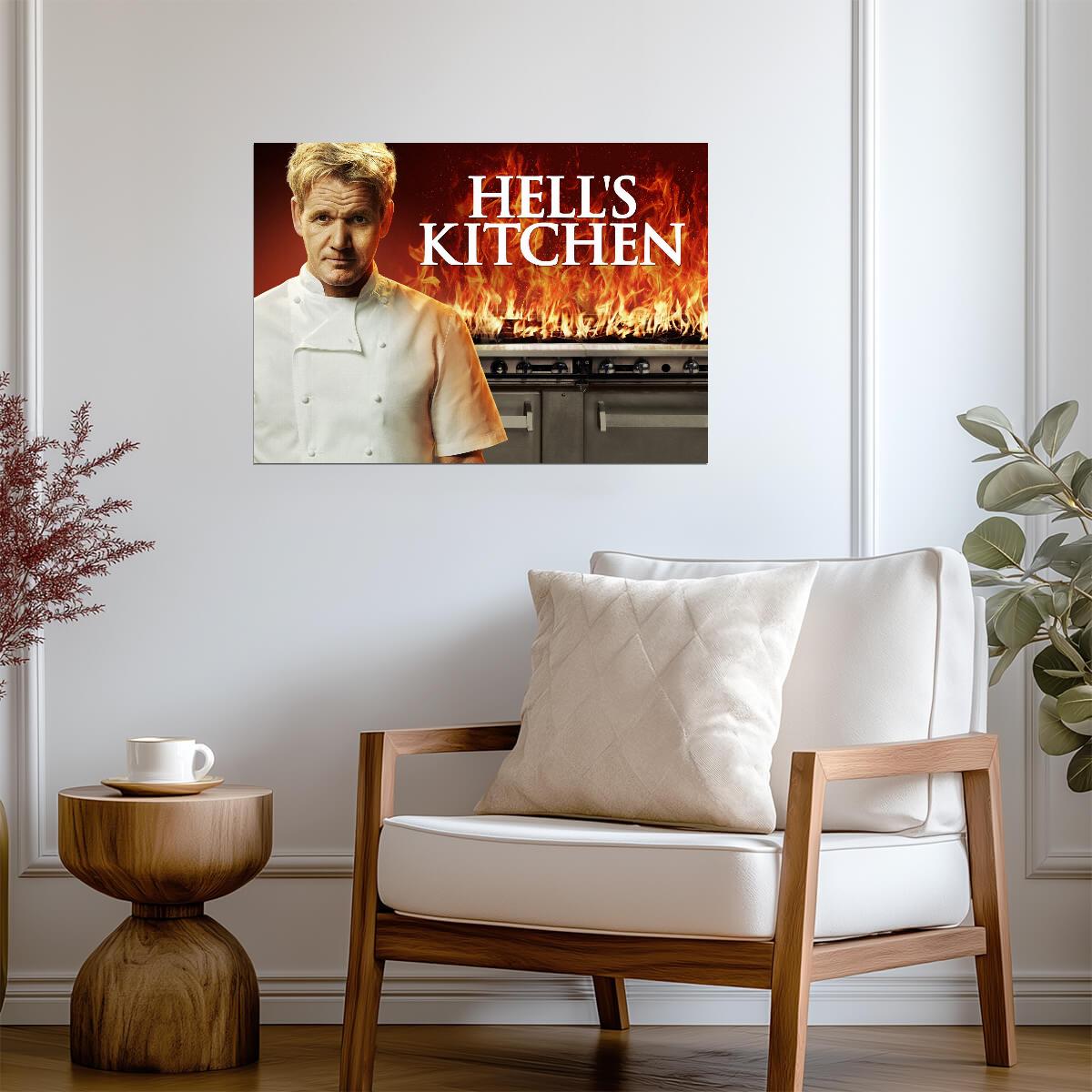 Gordon Ramsay | Warm Tone Art | Food Lover Poster - Celebrities Poster
