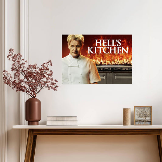 Gordon Ramsay | Warm Tone Art | Food Lover Poster - Celebrities Poster