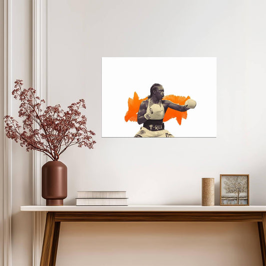 Claressa Shields T-Rex | Boxing Poster | Sports Legend Art - Sports Poster