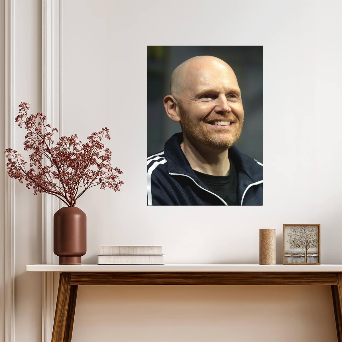 Bill Burr | Podcast Host Art | Funny Poster - Celebrities Poster