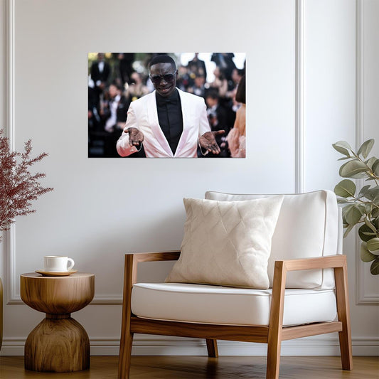 Khaby Lame Print | Wall Art Poster - Celebrities Poster