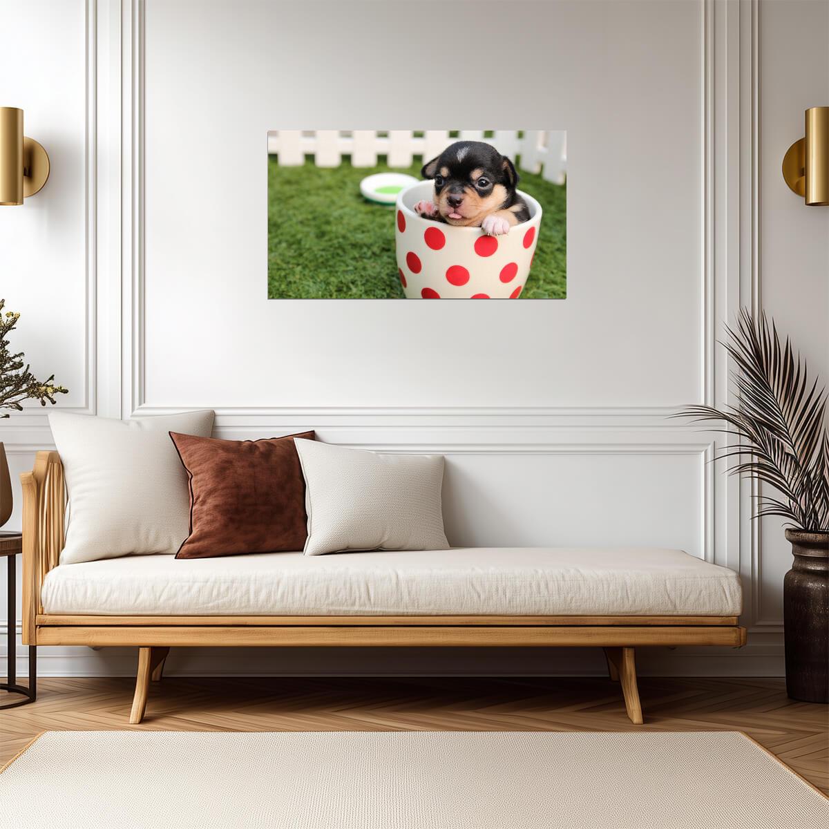 Dog Puppy | Adorable Pet Art | Wall Decor Poster - Photography Poster