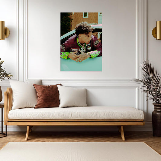 Central Cee Vanson Racing Jacket | '23' Poster | UK Rap Star Wall Art - Music Poster