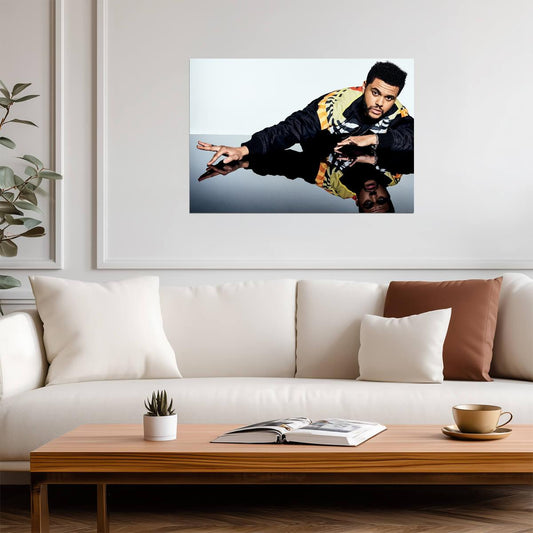 The Weeknd Reflection Photoshoot | Modern Music Poster | R&B Star Wall Art - Music Poster