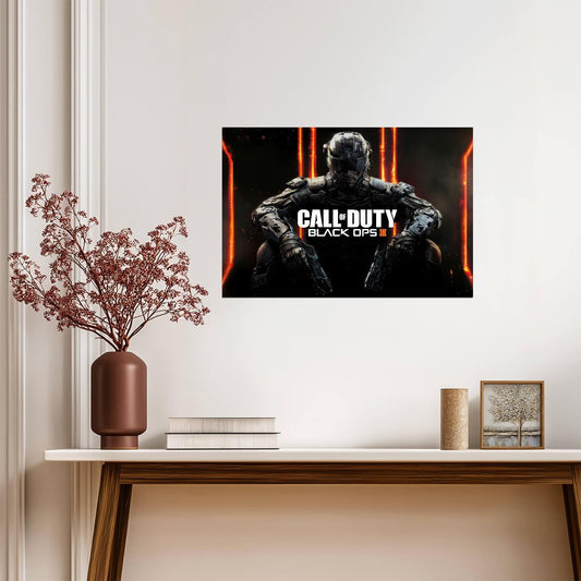 Call of Duty Black Ops III | Key Art Future Soldier | Futuristic FPS Gaming Art - Video Games Poster