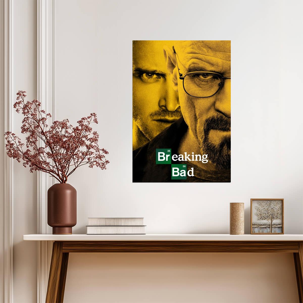 Breaking Bad Walter White & Jesse Pinkman | TV Show Poster | Crime Drama Wall Art - Movies & TV Poster