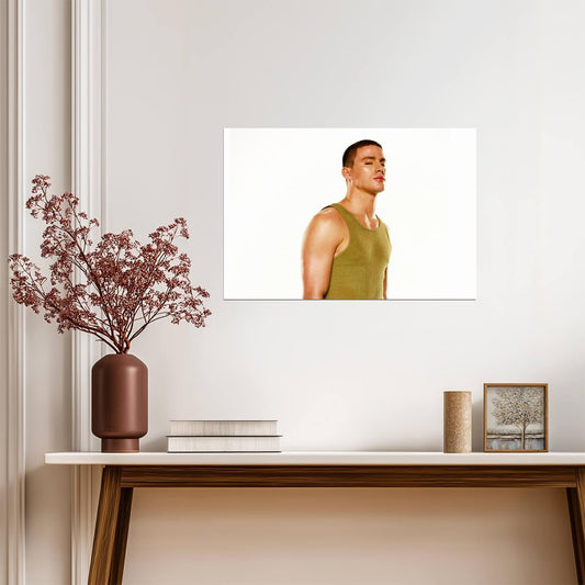Channing Tatum Photoshoot | Celebrity Portrait Poster | Actor Wall Art - Celebrities Poster
