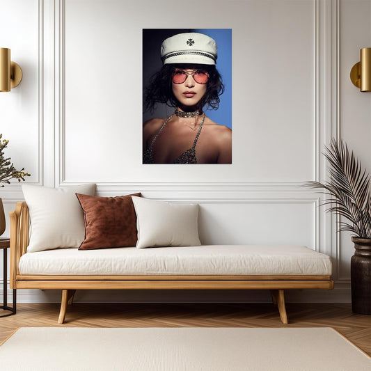 Bella Hadid High Fashion Portrait | Supermodel Wall Poster | Stylish Photoshoot Art - Celebrities Poster