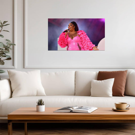 Lizzo Poster | Live Concert Music Print - Music Poster
