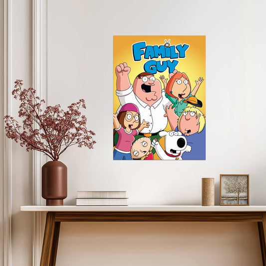 Family Guy Cast Portrait | Animated Comedy Series Poster | TV Show Fan Gift - Movies & TV Poster