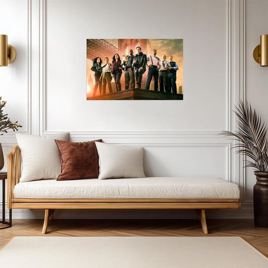 Brooklyn Nine-Nine | Cop Sitcom Print | Funny TV Poster - Movies & TV Poster