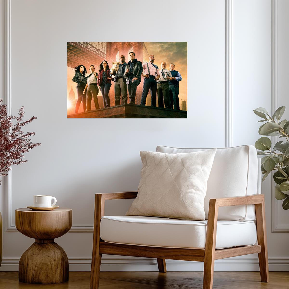 Brooklyn Nine-Nine | Cop Sitcom Print | Funny TV Poster - Movies & TV Poster