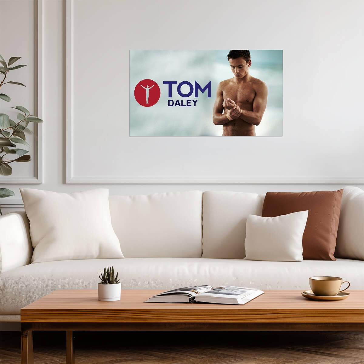 Tom Daley YouTuber Diver | Sports Poster | Athlete Wall Art - Sports Poster