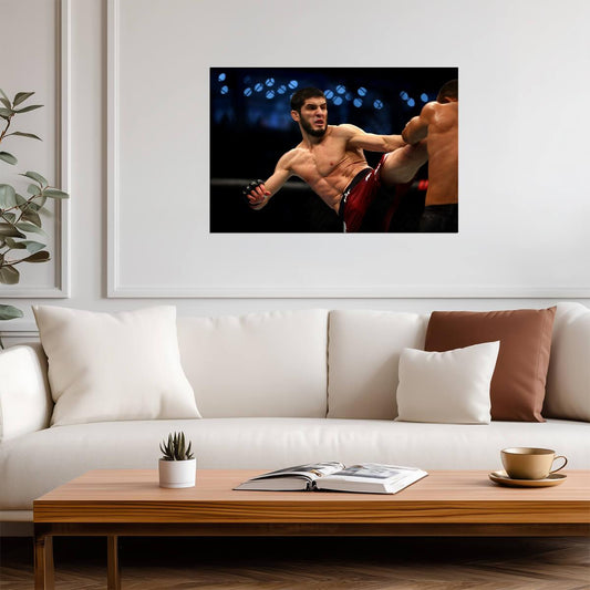 Islam Makhachev | Mixed Martial Arts | Combat Sports Poster - Sports Poster