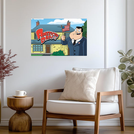 American Dad! | Animation Wall Art | Comedy Show Poster - Movies & TV Poster