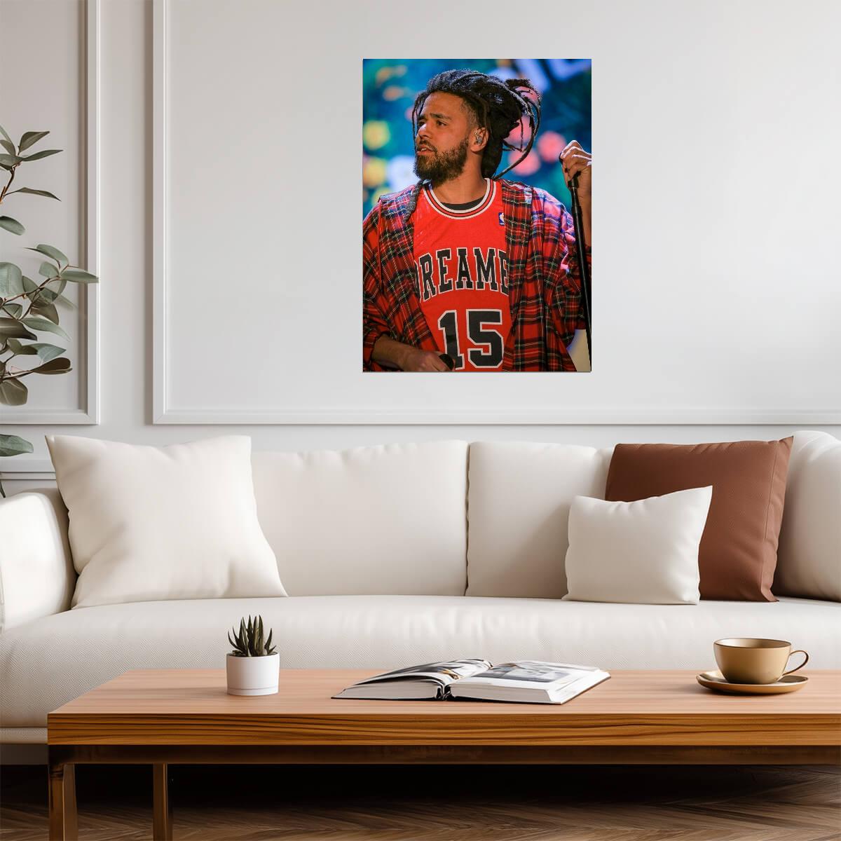 J Cole | Stage Photography | Concert Poster - Music Poster