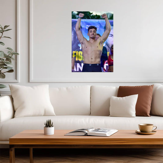 AnEsonGib Matchroom Boxing Weigh-In | YouTuber Fighter Poster | Combat Sports Wall Art - Sports Poster