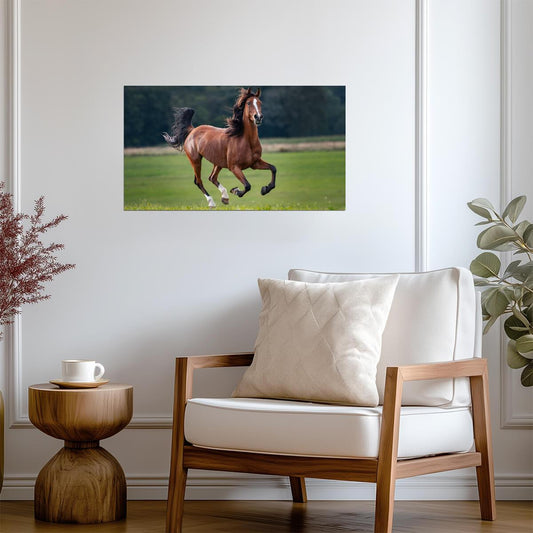 Horse | Running Horse Art | Decor Poster - Photography Poster