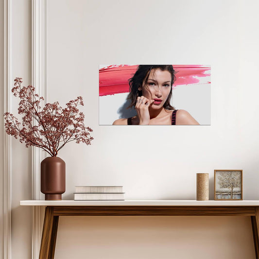 Bella Hadid for Dior Beauty | Fashion Photography Poster | Modern Glamour Wall Art - Celebrities Poster