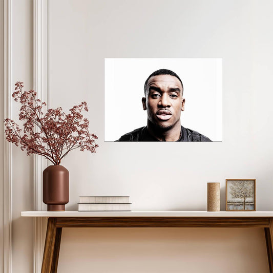 Bugzy Malone | Black and White Music Portrait | UK Grime Artist Poster - Music Poster