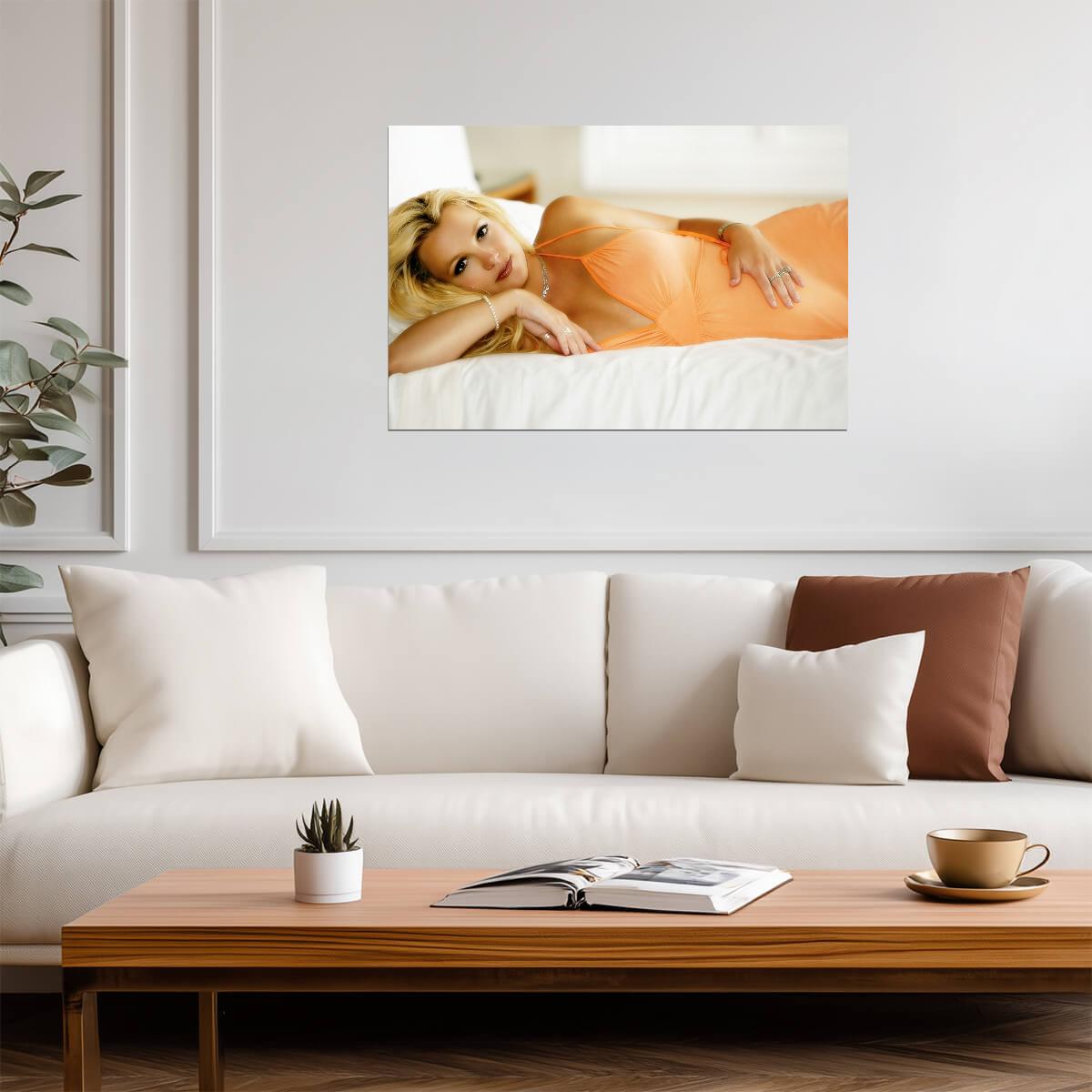 Britney Spears Classic 2000s Photoshoot | Pop Music Icon Poster | Celebrity Wall Art - Music Poster