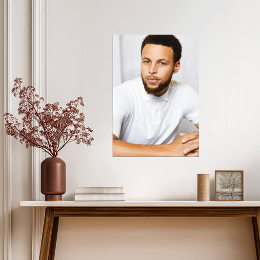 Stephen Curry Golden State Warriors | Basketball Poster | Sports Legend Portrait - Sports Poster